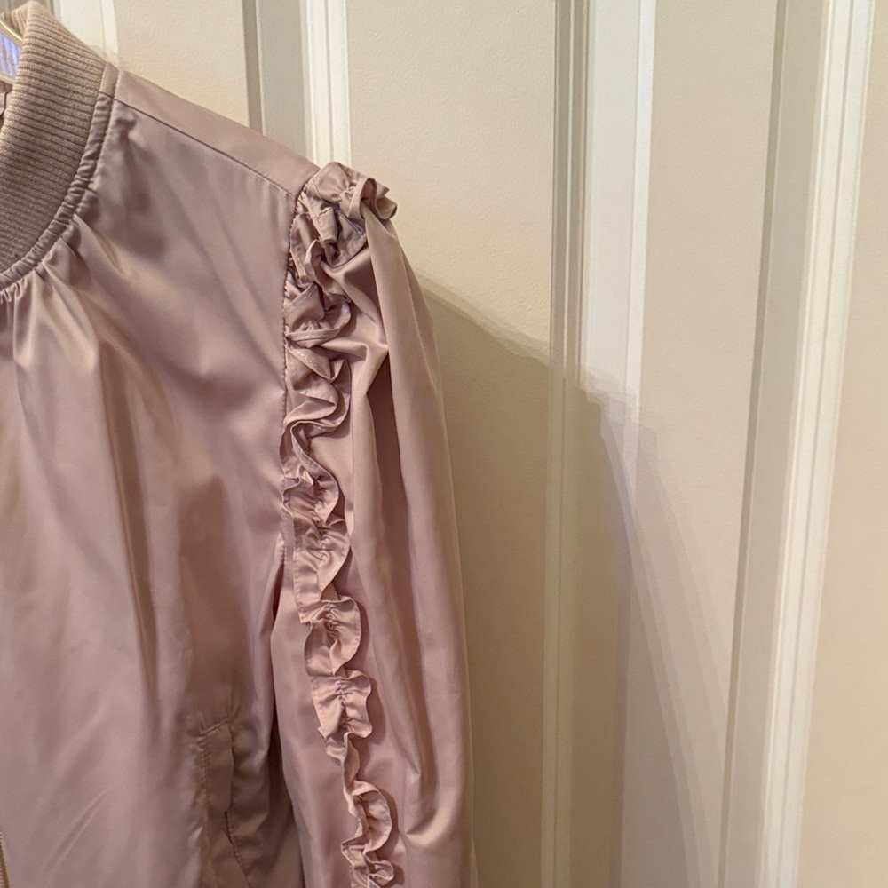 Generation love Pink Ruffled moto Jacket - Picture 3 of 4